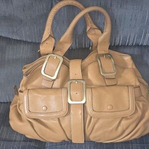 Cole Haan Tan Leather Shoulder Bag